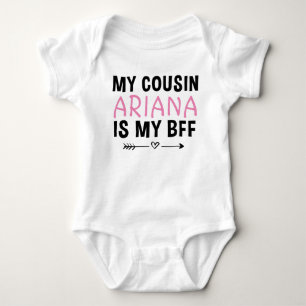 Personalised My Cousin Is My BFF Baby Bodysuit