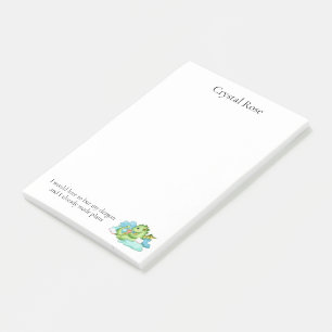 Personalised My Dragon and I already made plans Post-it Notes