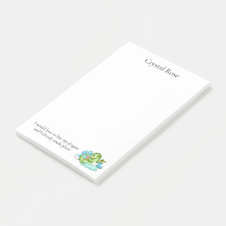 Personalised My Dragon and I already made plans Post-it Notes