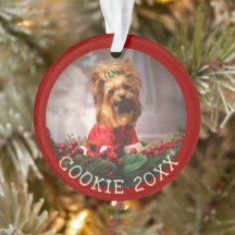 Personalised My First Christmas Dog Keepsake Pet