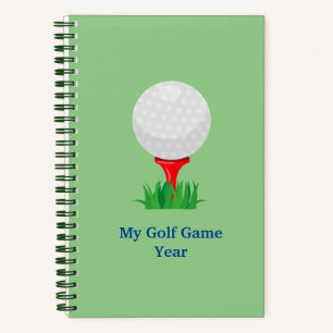 Personalised My Golf Game Notebook
