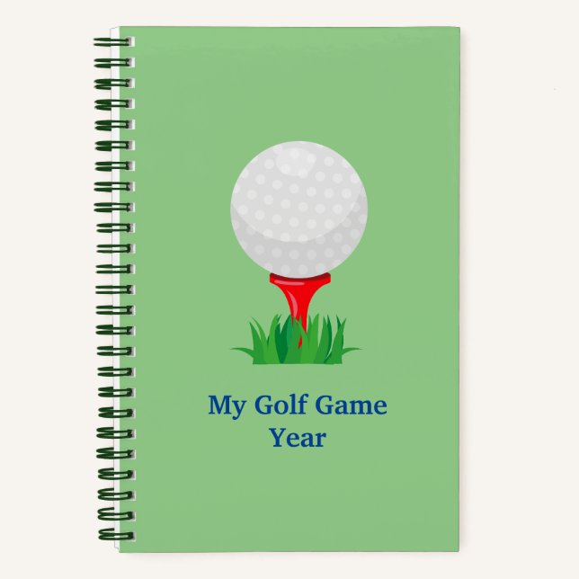 Personalised My Golf Game Notebook (Front)
