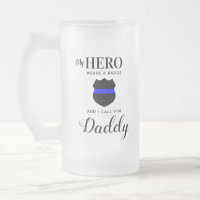 Personalised My Hero Wears A Badge Police Dad