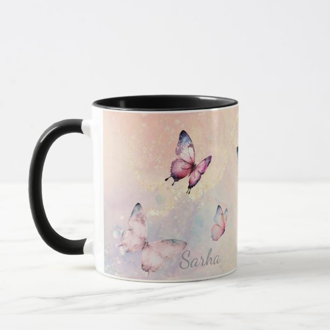 Personalised Mystic Butterfly MugMug Mug (Left)