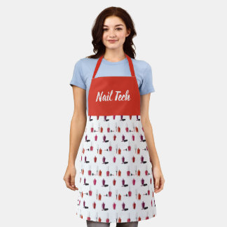 Personalised Nail Polish Spa And Salon Apron