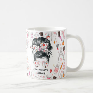 Personalised Nail Tech Tools Life Mug