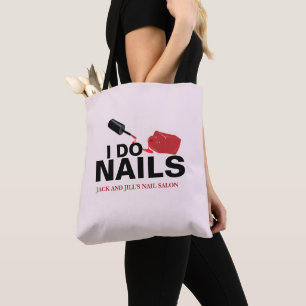 Personalised Nail Technician Tote Bag