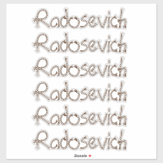 Personalised Name (Sheet)