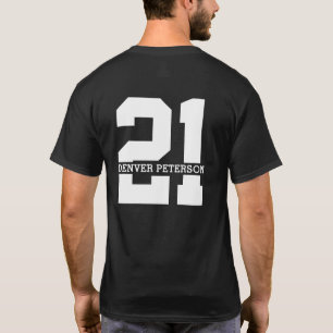 Personalised Name 21st Birthday Modern  T-Shirt