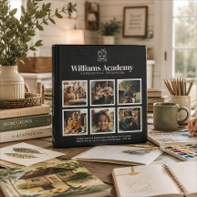 Personalised Name 6 Photo Homeschool Binder