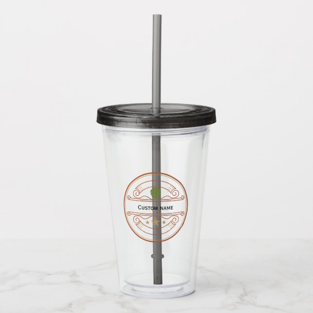 Personalised Name Acrylic Tumbler (Front)