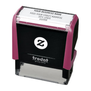 Personalised Name Address Self-inking Stamp