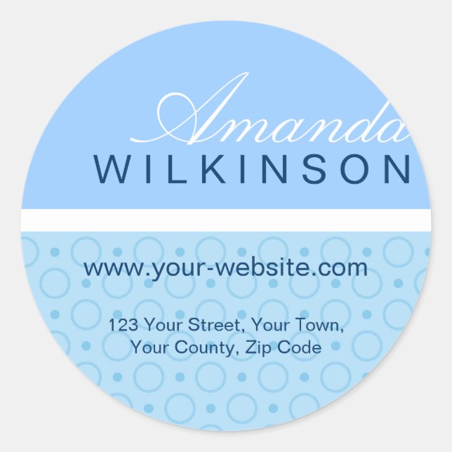 Personalised Name & Address Stickers (Front)