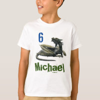 Personalised name Age Dragon