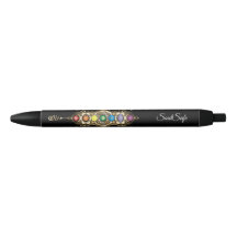 Personalised name Aligned Gold Chakra