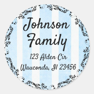 Personalised Name and Address Stickers