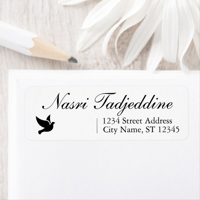 Personalised Name and Clear Custom Return Address (Insitu)