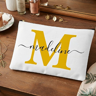 Personalised name and letter accessory pouch