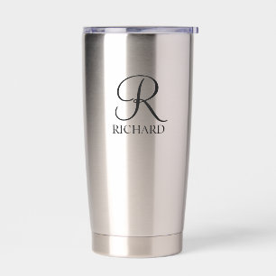 Personalised Name and Monogram Insulated Tumbler