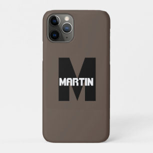 Personalised Name and monogram iPhone / iPad case