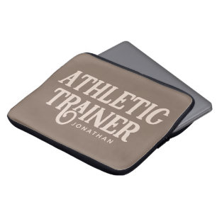 Personalised Name Athletic Trainer Laptop Sleeve