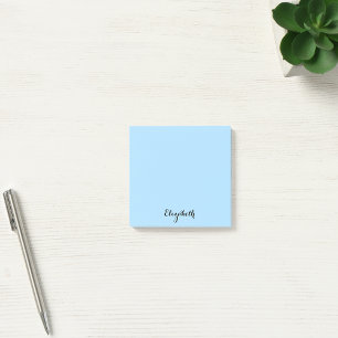 Personalised Name Baby Blue Home Office Business Post-it Notes