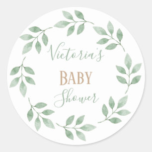 Personalised Name Baby Shower Sticker