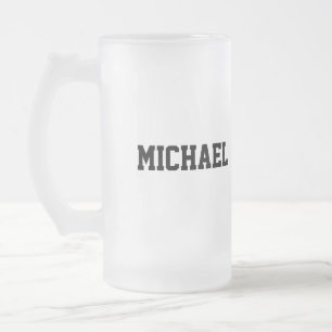 Personalised name bachelor beer stein sport mug