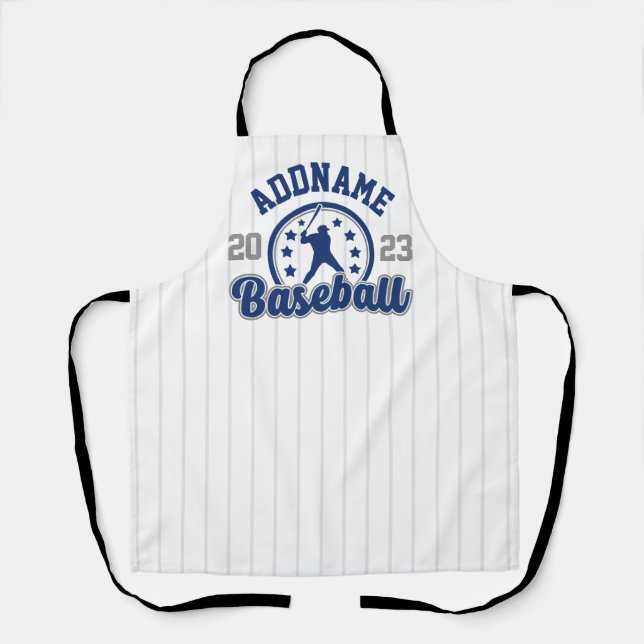 Personalised NAME Baseball Team Player Game Apron (Front)
