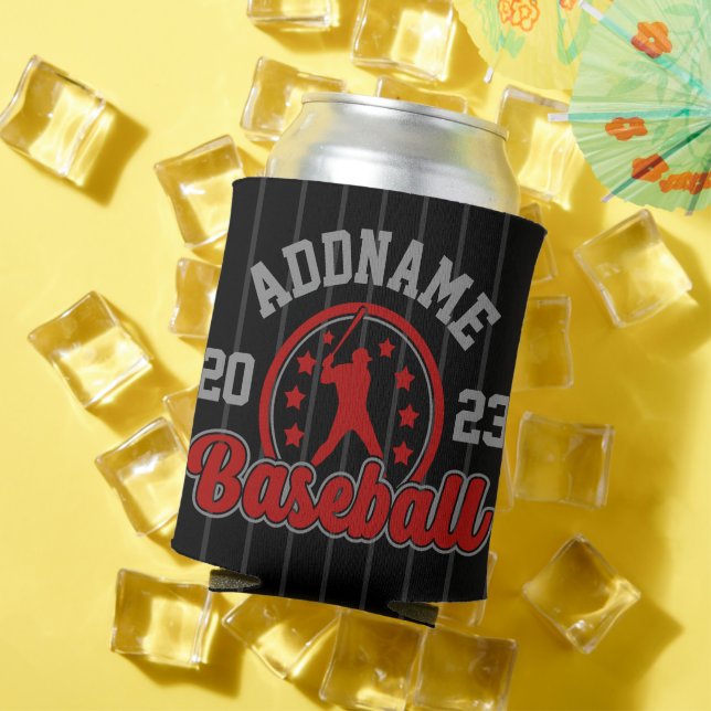 Personalised NAME Baseball Team Player Game Can Cooler (In Situ Summer)