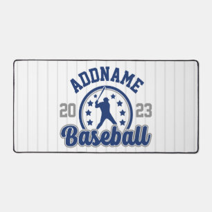 Personalised NAME Baseball Team Player Game Desk Mat
