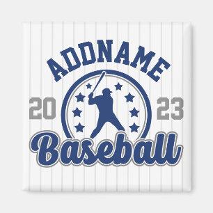 Personalised NAME Baseball Team Player Game Magnet