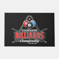 Personalised NAME Billiards 8 Ball Pool Cue Rack 
