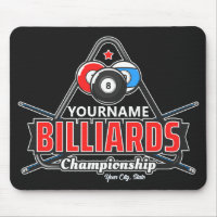 Personalised NAME Billiards 8 Ball Pool Cue Rack