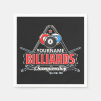 Personalised NAME Billiards 8 Ball Pool Cue Rack