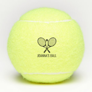 Personalised Name Birthday Party Wedding Favour Tennis Balls