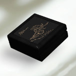 Personalised Name Black Gold Modern Minimalist Gift Box<br><div class="desc">Discover the perfect gift with our personalised Black Gold Modern Minimalist gift box. Crafted with sophistication,  each item is tailored to create a memorable experience. Elevate your gifting game today!</div>