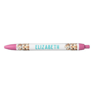 Personalised name black ink pen