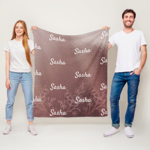 Personalised name blanket for kids and adult