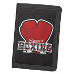 Personalised NAME Boxer Boxing Glove Prize Fighter Trifold Wallet<br><div class="desc">Personalise this truly unique,  one-of-a-kind custom Name Boxer Boxing Glove Prize Fighting Gift. Perfect addition to your boxing enthusiast home and garage decor! Personalised with your Name or Custom Text! Professional Boxing - Heavyweight Champion - Sparring - Ringside - Fisticuffs</div>