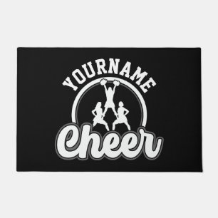 Personalised NAME Cheer Team Varsity Cheerleader Doormat