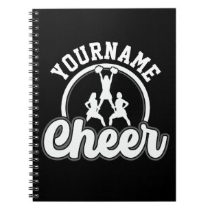 Personalised NAME Cheer Team Varsity Cheerleader Notebook