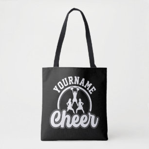 Personalised NAME Cheer Team Varsity Cheerleader Tote Bag