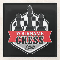 Personalised NAME Chess Player Club Checkmate
