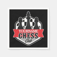 Personalised NAME Chess Player Club Checkmate