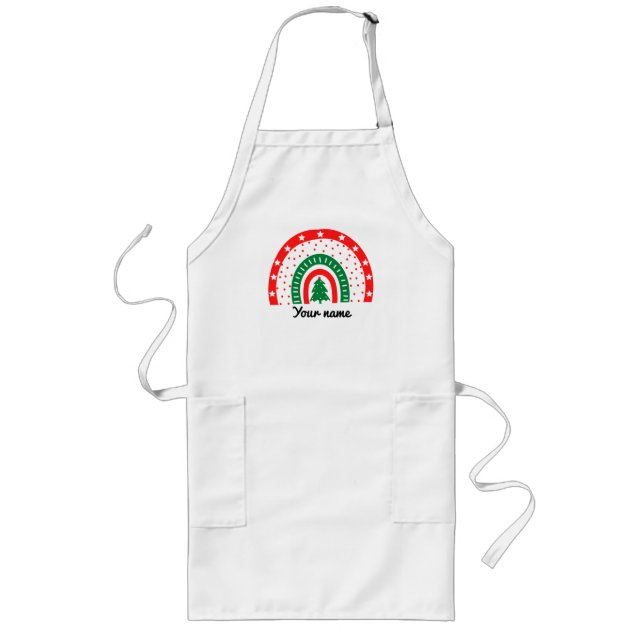 Personalised Name Christmas Apron (Front)