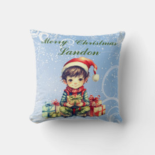 Personalised name Christmas Cushion