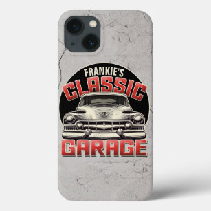 Personalised NAME Classic Car Garage Custom Shop Case-Mate iPhone Case