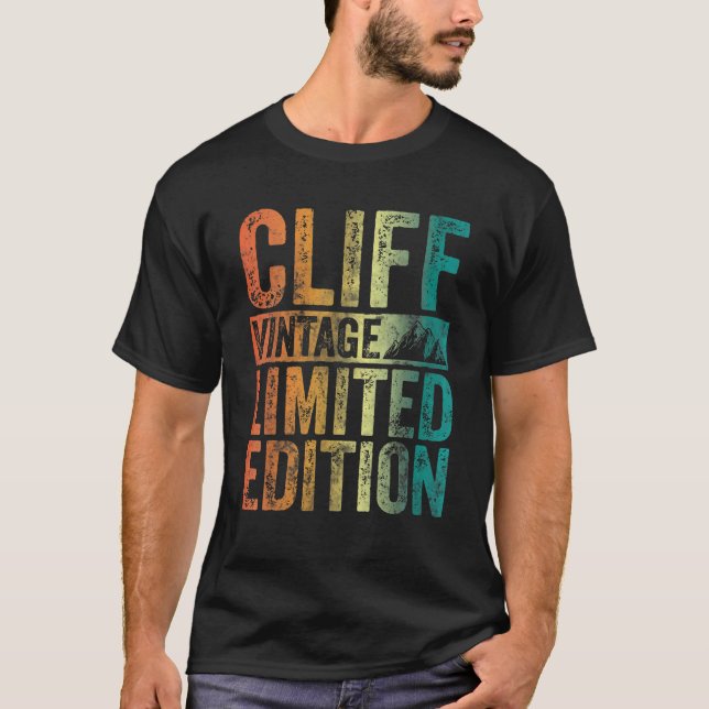 Personalised Name Cliff Vintage Limited Edition T-Shirt (Front)