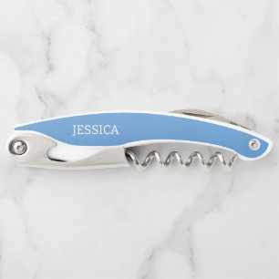 Personalised Name Corkscrew Elegant Wine Opener